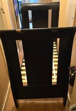 Barely Obaby Stamford Space Saver Cot  with mattress - Chocolate