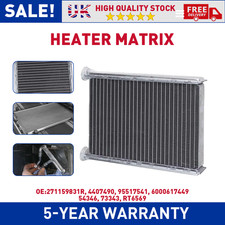 Heater matrix fits vauxhall - matrix,