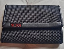 New Tumi Leather & Ballistic Nylon Key Case Wallet - Very Rare