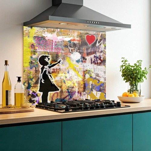 Printed glass kitchen - printed,