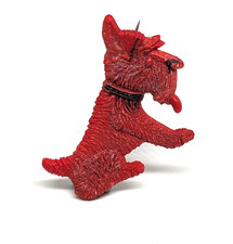 Vtg Scottie Westie West Highland Terrier Dog Puppy Japan 1950's Brooch Pin J26