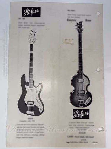 Hofner basses - bass), &