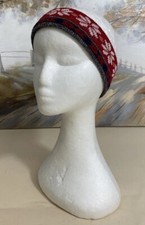 Fair Isle Ski Headband Vintage Ear Warmers Colourful 80s 90s