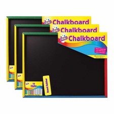 Large chalkboard with - 3,