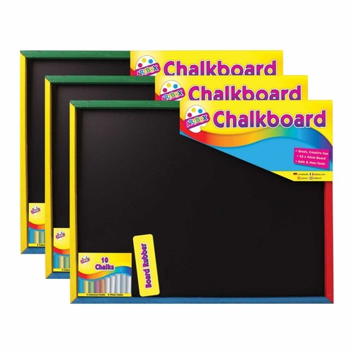 Large chalkboard with - large,