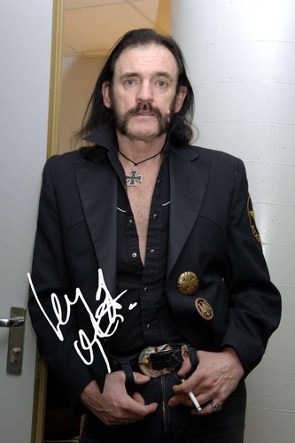 Lemmy kilmister signed - lemmy,