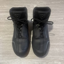 Dianese Motorcycle Boots Size 10 Waterproof Leather Black
