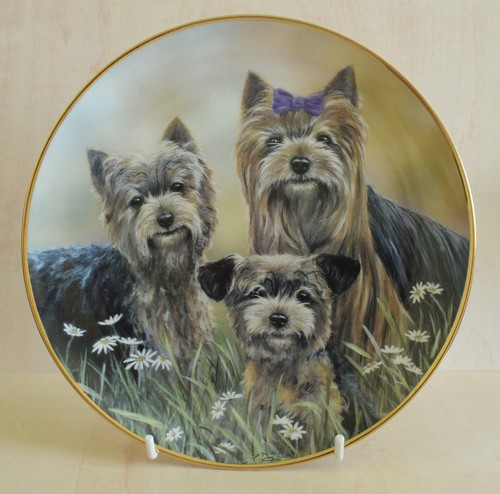 Danbury mint dog - dog, plate