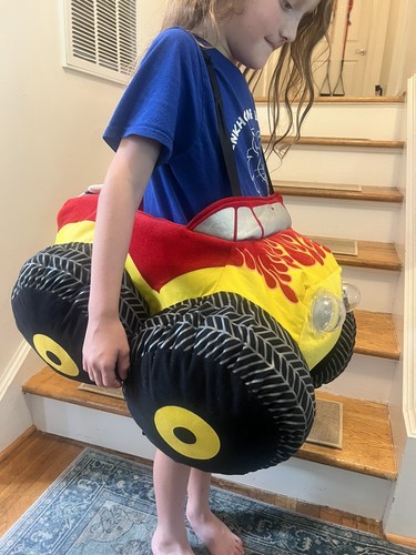 Monster truck costume - monster, lights