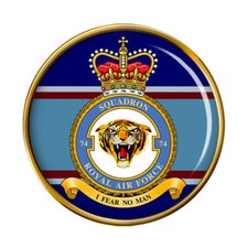 Squadron raf pin badge - 74,