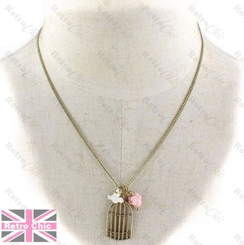 Birdcage pendant necklace - pendant,