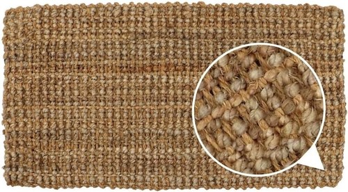 Jute rug natural - rug, carpet