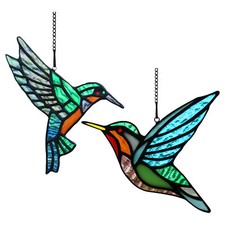 2 Pack Hummingbird Stained