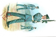 Postcard~ MILITARY UNIFORM, AIRMAN, QUEEN'S COLOUR SQUADRON ROYAL AIR FORCE 1973