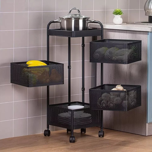 Metal kitchen rotating square - kitchen,