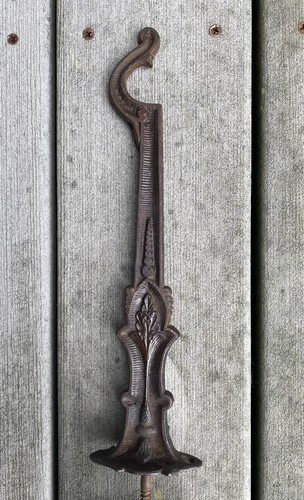 Antique victorian iron bird - victorian,