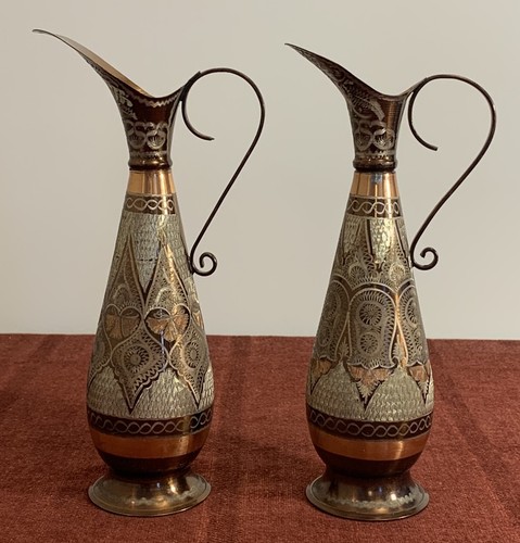 Gulistan etched copper - etched, jugs