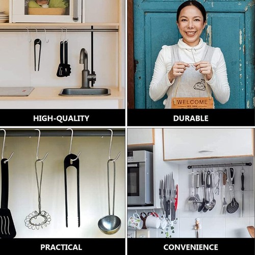 40pcs hooks stainless steel - 40pcs,