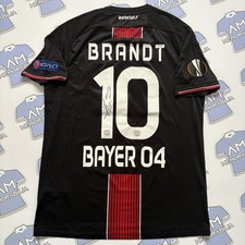 Match Worn Signed Julian Brandt 2018/2019 Bayer 04 Leverkusen Home Shirt
