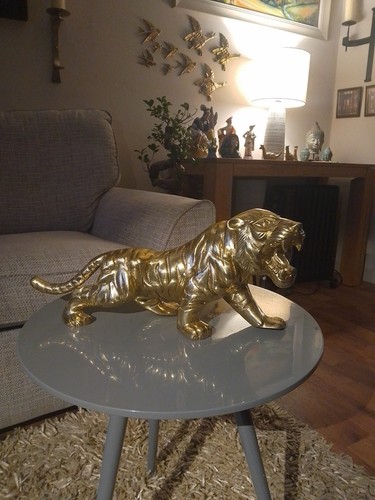 Brass tiger large - , cm