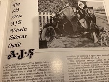 AJS V TWIN SIDECAR OUTFIT
