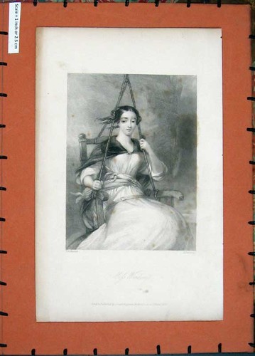 Original old antique - antique, print