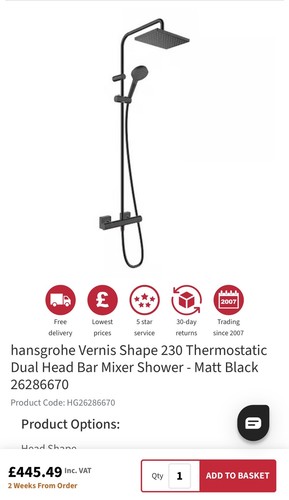 Hansgrohe vernis shape 240 - shape,