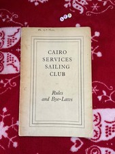 Vintage CAIRO SAILING CLUB