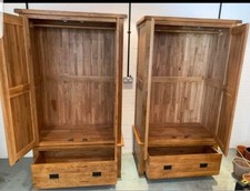  Oak Furniture Land 2x Wardrobe DELIVERY TAKES UPTO 7 To 10 DAYS