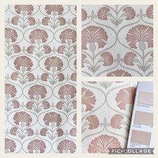 VINTAGE Art Nouveau Fabric - Parisian Crowson Lucian Floral Cotton 1.4m x 1.1m