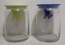 2 x Alessi Gianni Storage Jars