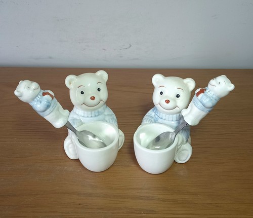 Set teddy bear ceramic - set,
