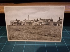 VINTAGE POSTCARD LITTLE SCRATBY CRESCENT SCRATBY NORFOLK HOLIDAY CHALETS