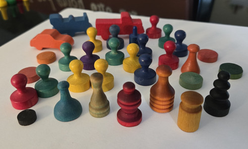 Beautiful old wooden game - beautiful,