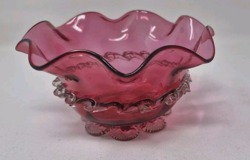 Vintage frilled cranberry - vintage,