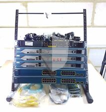 CISCO CCNA CCNP ADV LAB 2811 3560-24 ASA5510 WIC CARDS & CABLES LATEST IOS 15.4