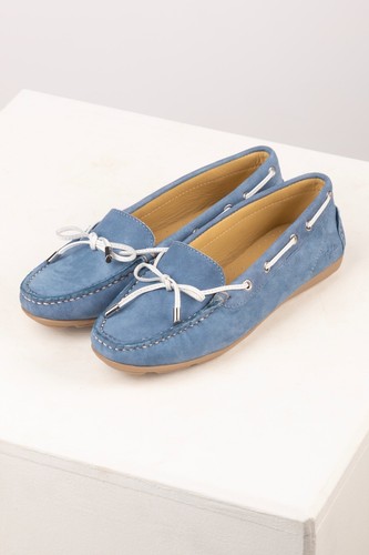 Ladies suede driving loafers - ladies,