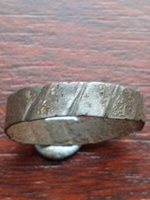 Ancient Viking Silver Alloy Ring Metal Detector Find