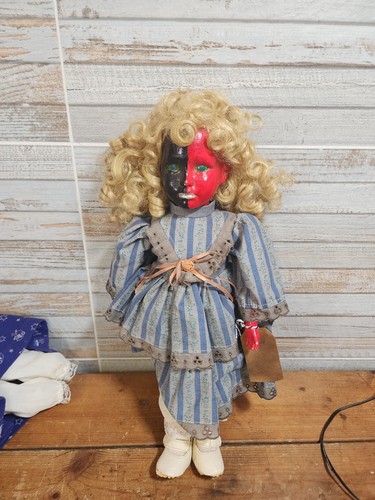 Halloween scary porcelain doll - scary,