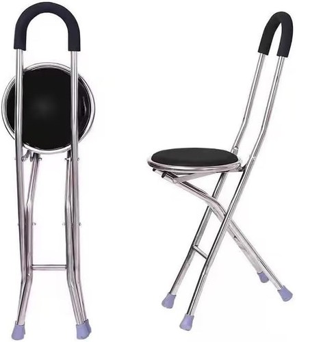 Folding portable walking stick - folding,