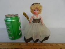 1950's vintage,hard plastic,celluloid,Rosebud doll,Christmas fairy,tree topper