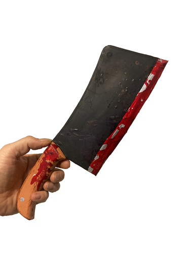 Fake meat cleaver handheld - fake,