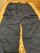 Trojan Work Trousers 34 Waist Leg 33 Navy