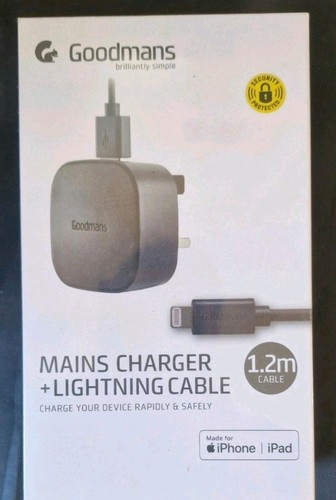 Goodmans mains charger cable - goodmans,