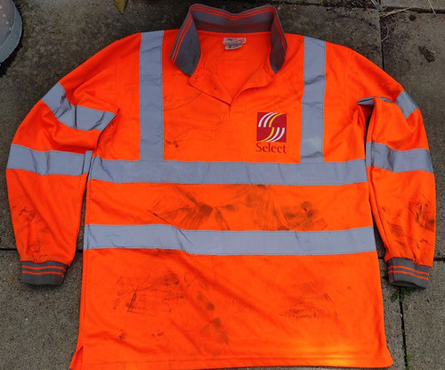 Mens plant hire - hi, orange