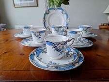 WETLEY CHINA - SAMPSON SMITH 19 PIECE TEA SET   c. 1930 - 41