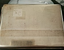 Antique Art Deco Sterling Silver Cigarette Case Gilt Lined Engine Turned Design