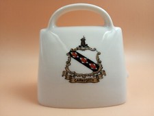 Crested China - CARNFORTH Crest - Old Swiss Cow Bell - Goss.