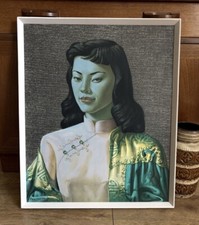 Vintage Original Boots Vladimir Tretchikoff Miss Wong Framed Print  Mid Century