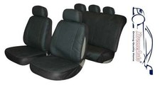 9 PCE TORQUAY BLACK LEATHER